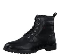 s.Oliver Botas Planas de Encaje para Hombre 5-15220-43, Cortas al Tobillo, Negro, 41 EU