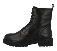 s.Oliver Botas Planas de Encaje para Mujer 5-25203-43, Cortas al Tobillo, Negro, 36 EU