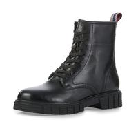 s.Oliver Botas Planas de Encaje para Mujer 5-25203-43, Cortas al Tobillo, Negro, 37 EU