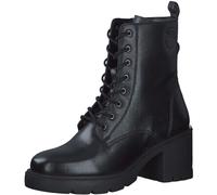 s.Oliver Botas Planas de Encaje para Mujer 5-25211-43, Cortas al Tobillo, Negro, 38 EU