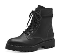 s.Oliver Botas Planas de Encaje para Mujer 5-25213-41, Cortas al Tobillo, Negro, 37 EU
