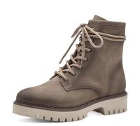 s.Oliver Botas Planas de Encaje para Mujer 5-25213-41, Cortas al Tobillo, Pimienta, 41 EU