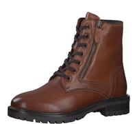 s.Oliver Botas Planas de Encaje para Mujer 5-25219-41, Cortas al Tobillo, coñac, 37 EU