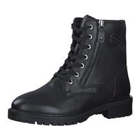s.Oliver Botas Planas de Encaje para Mujer 5-25219-41, Cortas al Tobillo, Negro, 37 EU
