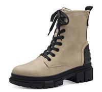 s.Oliver Botas Planas de Encaje para Mujer 5-25220-41, Cortas al Tobillo, Beige, 38 EU