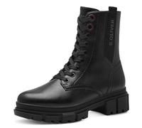 s.Oliver Botas Planas de Encaje para Mujer 5-25221-43, Cortas al Tobillo, Negro, 39 EU