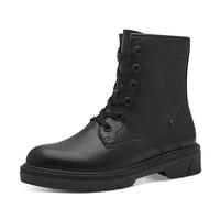 s.Oliver Botas Planas de Encaje para Mujer 5-25241-43, Cortas al Tobillo, Color Negro, 38 EU