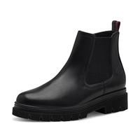 s.Oliver Botas Planas de Encaje para Mujer 5-25406-43, Cortas al Tobillo, Negro, 42 EU