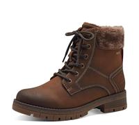 s.Oliver Botas Planas de Encaje para Mujer 5-26227-43, Nieve, coñac, 36 EU