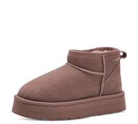 S.Oliver Botines De Mujer De Cuero Con Plataforma Y Forro Cálido 5-26352-41