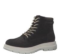 s.Oliver Botines para hombre con cordones en gamuza invierno, marrón oscuro, 44 EU