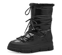 s.Oliver Botines para mujer con cordones, impermeables, veganos, Negro, 38 EU