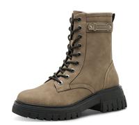 s.Oliver Botines planos de encaje para mujer 5-25244-45, gris oscuro, 39 EU