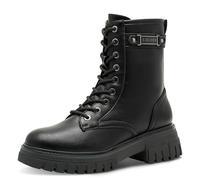 s.Oliver Botines planos de encaje para mujer 5-25244-45, negro, talla 38 EU, Negro, 38 EU
