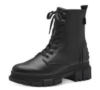 s.Oliver Bottines Plates en Dentelle pour Femme 5-25220-41, Botas Cortas al Tobillo Mujer, Negro, 38 EU