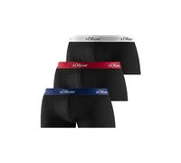 s.Oliver Pack de 3 Hipster, 3 Negros, S