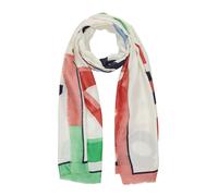 s.Oliver bufanda Scarf Cream-White Placed P