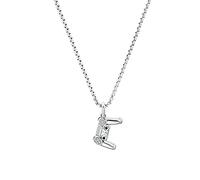 s.Oliver Cadena con colgante de acero inoxidable/cuero, collar infantil para niños, motivo, viene en caja de regalo de joyería