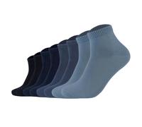 s.Oliver Calcetines Unisex, Pack De 8 - Quarter, Colores Sólidos