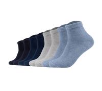 s.Oliver Calcetines Unisex, Pack De 8 - Quarter, Colores Sólidos