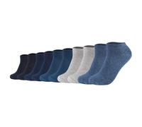 S.Oliver Calcetines Unisex, Paquete De 10 - Sneaker, Sólido