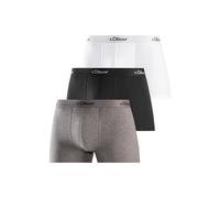 s.Oliver Calzoncillo boxer gris moteado / negro / blanco L gris moteado / negro / blanco