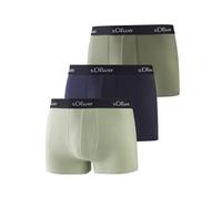 s.Oliver Calzoncillo boxer navy / caqui / verde pastel / negro L navy / caqui / verde pastel / negro
