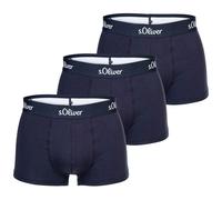 S.Oliver Calzoncillos Hombre, 3er Paquete - Boxer, Hipsters, Elástico de Algodón