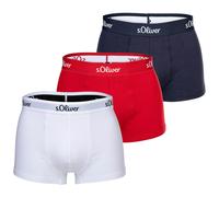S.Oliver Calzoncillos Hombre, 3er Paquete - Boxer, Hipsters, Elástico de Algodón