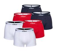 S.Oliver Calzoncillos Hombre, 6er Paquete - Boxer, Hipsters, Elástico de Algodón