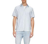 s.Oliver Camisa de Hombre Manga Corta, Blanco, M