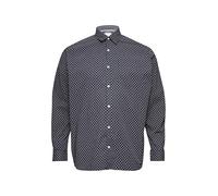 s.Oliver Camisa de Manga Larga para Hombre, Corte Entallado, 59a5 Azul, 3XL