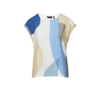 s.Oliver Camiseta crema / beige claro / azul / azul cielo XS crema / beige claro / azul / azul cielo