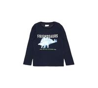 s.Oliver Camiseta de Manga Larga para niños para el día a día y la Escuela con Lentejuelas Reversibles, 5952 Azul, 92-98 Grande