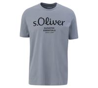 S.Oliver Camiseta Hombre - Básico,Logotipo Impreso,Cuello Redondo,Algodón