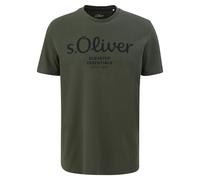 S.Oliver Camiseta Hombre - Básico,Logotipo Impreso,Cuello Redondo,Algodón