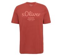 S.Oliver Camiseta Hombre - Básico,Logotipo Impreso,Cuello Redondo,Algodón