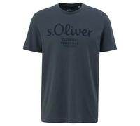S.Oliver Camiseta Hombre - Básico,Logotipo Impreso,Cuello Redondo,Algodón