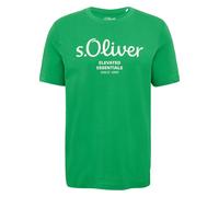 S.Oliver Camiseta Hombre - Básico,Logotipo Impreso,Cuello Redondo,Algodón