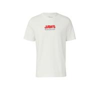 s.Oliver Camiseta 'Jaws' azul / rojo / negro / blanco, Talla L