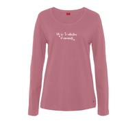 s.Oliver Camiseta lila claro / blanco XS-S lila claro / blanco