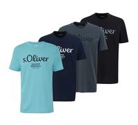 s.Oliver Camiseta marino / azul claro / gris oscuro / negro S marino / azul claro / gris oscuro / negro