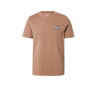 s.Oliver Camiseta marrón / amarillo / negro / blanco, Talla L