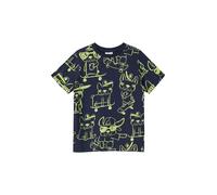 s.Oliver Camiseta navy / amarillo neón 116-122 EUR