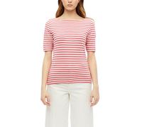 s.Oliver Camiseta para Mujer 2180833, Hilo Flameado, diseño de Rayas (1 Unidad), Rosa., 44
