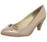 s.Oliver Casual - Zapatos de tacón de Material sintético Mujer, Color Beige, Talla 36