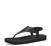 s.Oliver Chanclas para mujer, cómodas, para verano, Negro, 36 EU