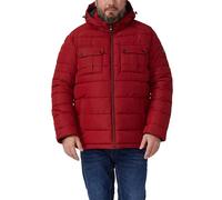 s.Oliver Chaqueta acolchada deportiva con capucha desmontable, 3626_rojo, 5XL