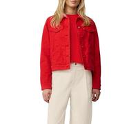 s.Oliver Chaqueta vaquera elástica con bolsillos laterales, rojo, 46