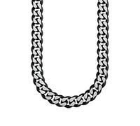 s.Oliver collar de acero inoxidable collar de los hombres, 50 cm, plata, viene en caja de regalo de joyería